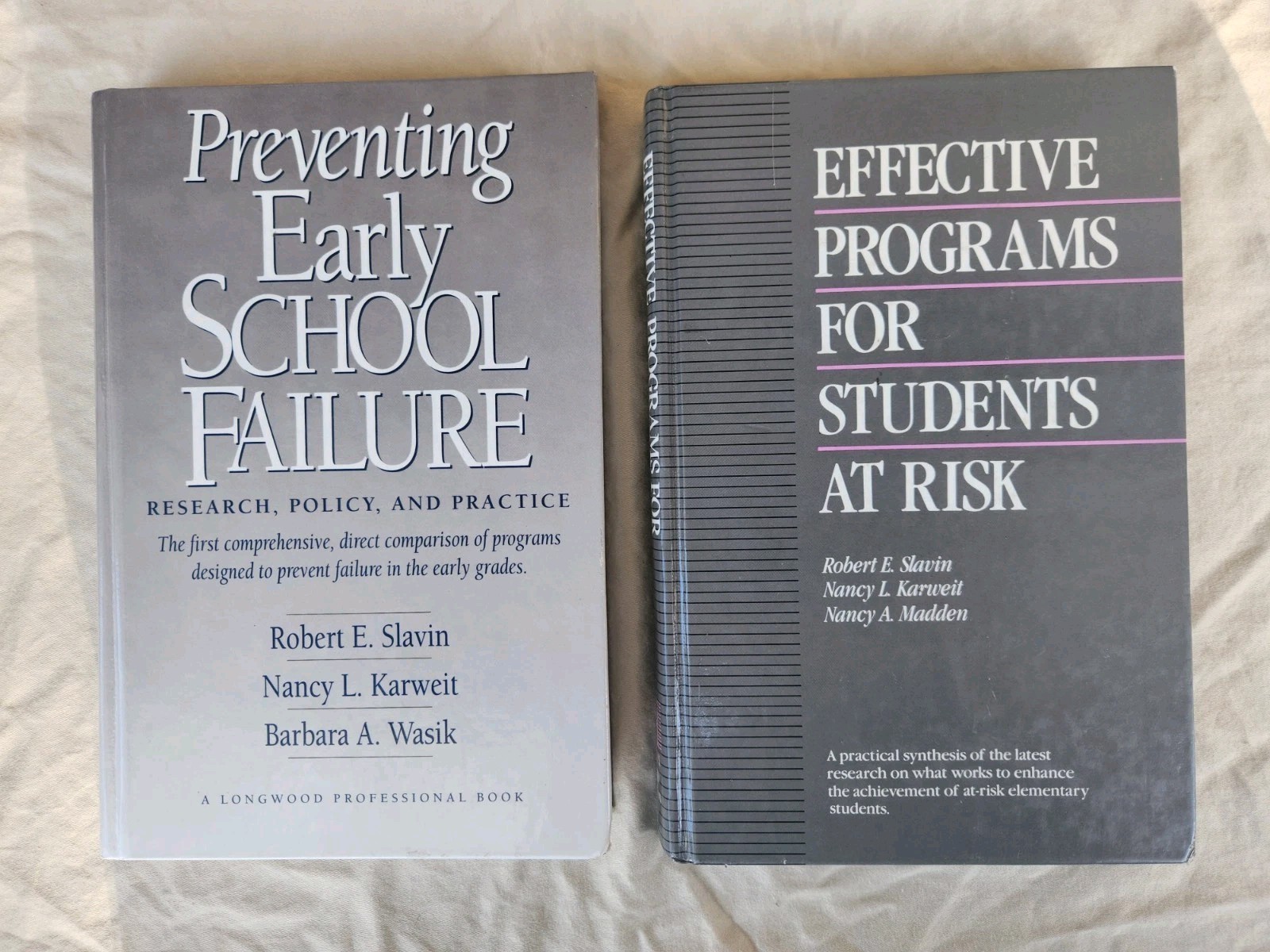 Preventing School Failure & Effective Programs For Students Risk Robert Slavin