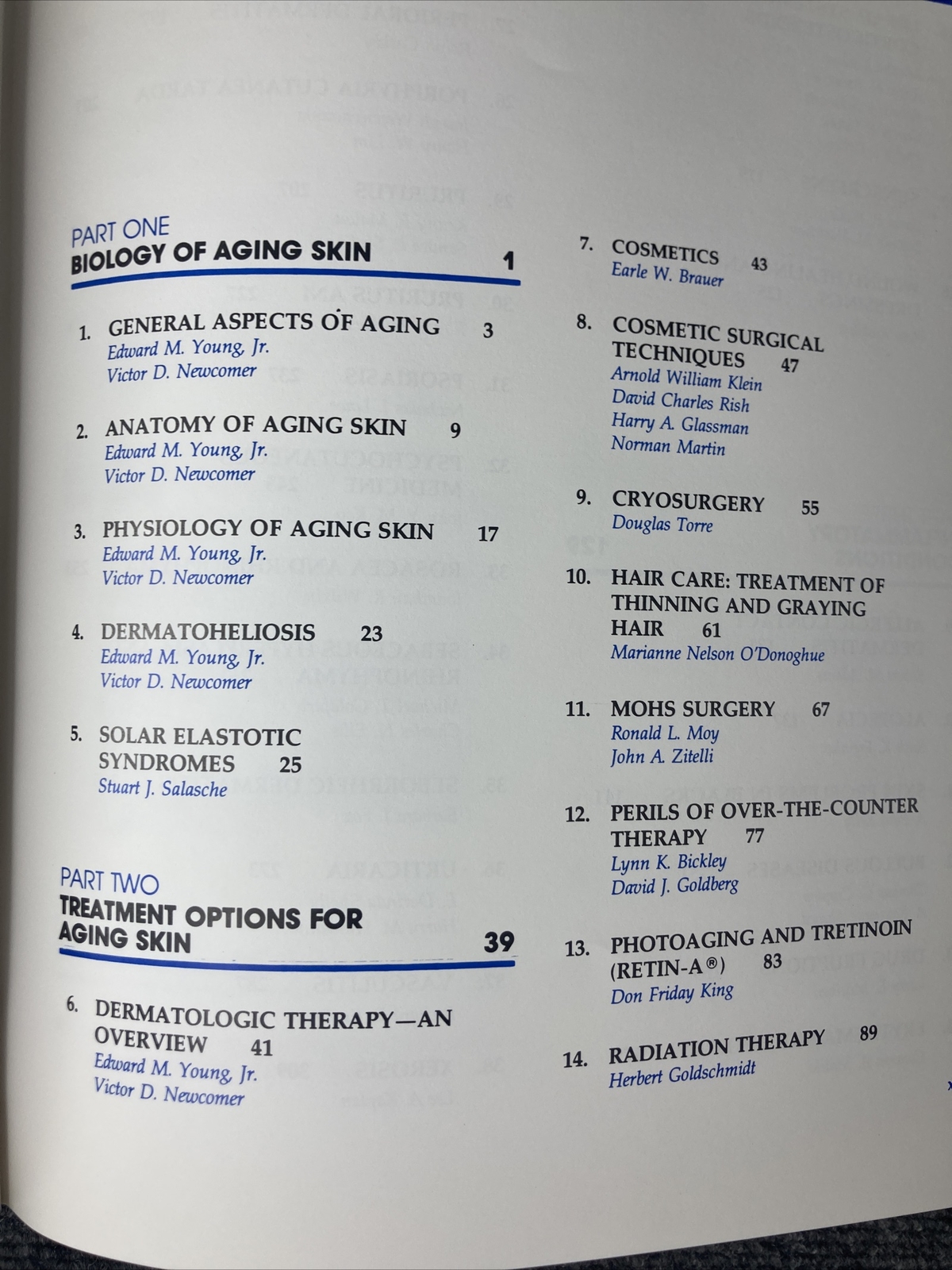 Geriatric Dermatology: Clinical Diagnosis and Practical Therapy Hardback Book F2