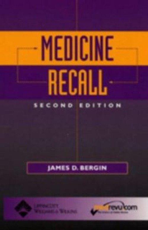 Medicine Recall Paperback