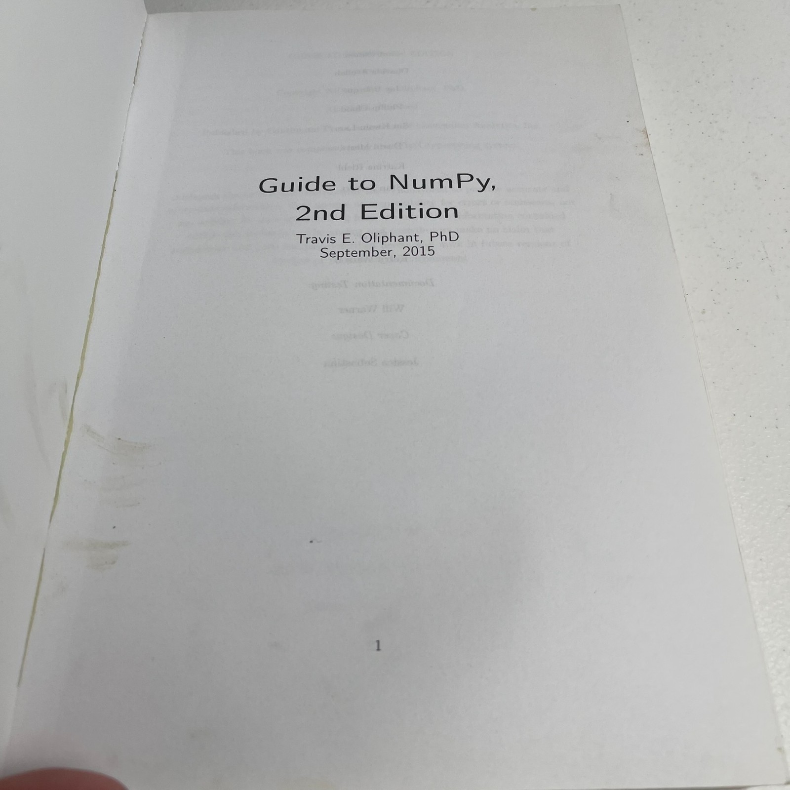 Guide to NumPy : 2nd Edition by Travis Oliphant (2015, Trade Paperback)