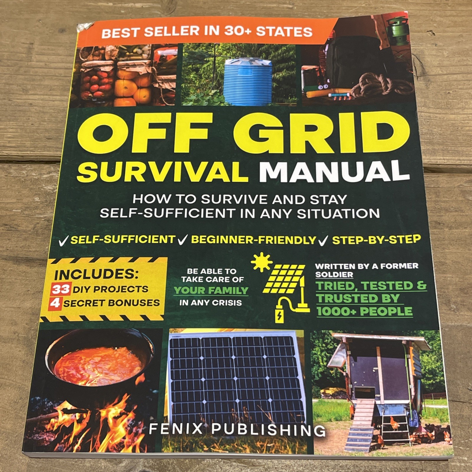 Off Grid Survival Book: Diy Survival Project Book – No Grid Survival Guide