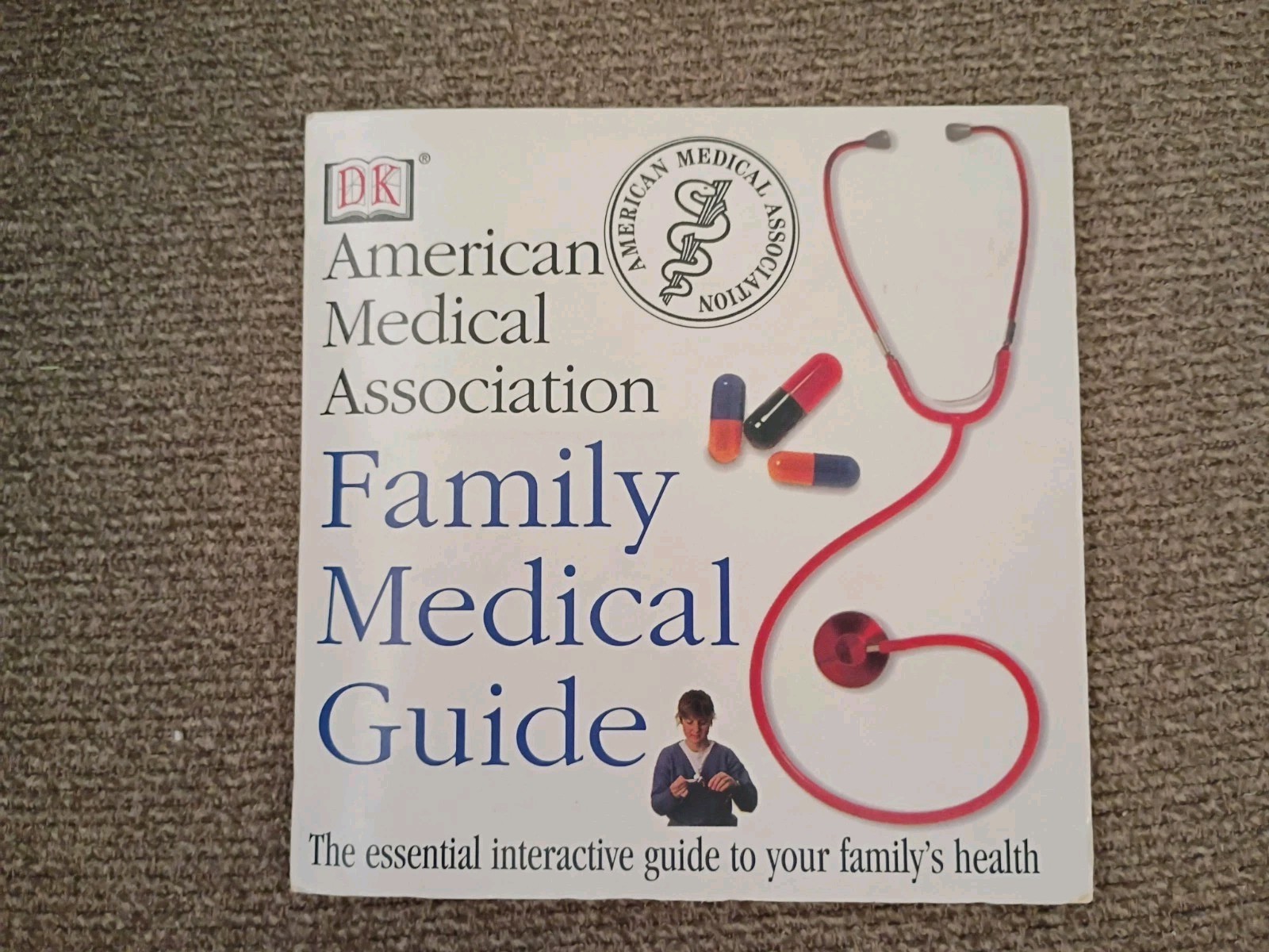💉💿 AMA Family Medical Guide CD-ROM 🩺 DK Multimedia 2000s VTG Used Untested