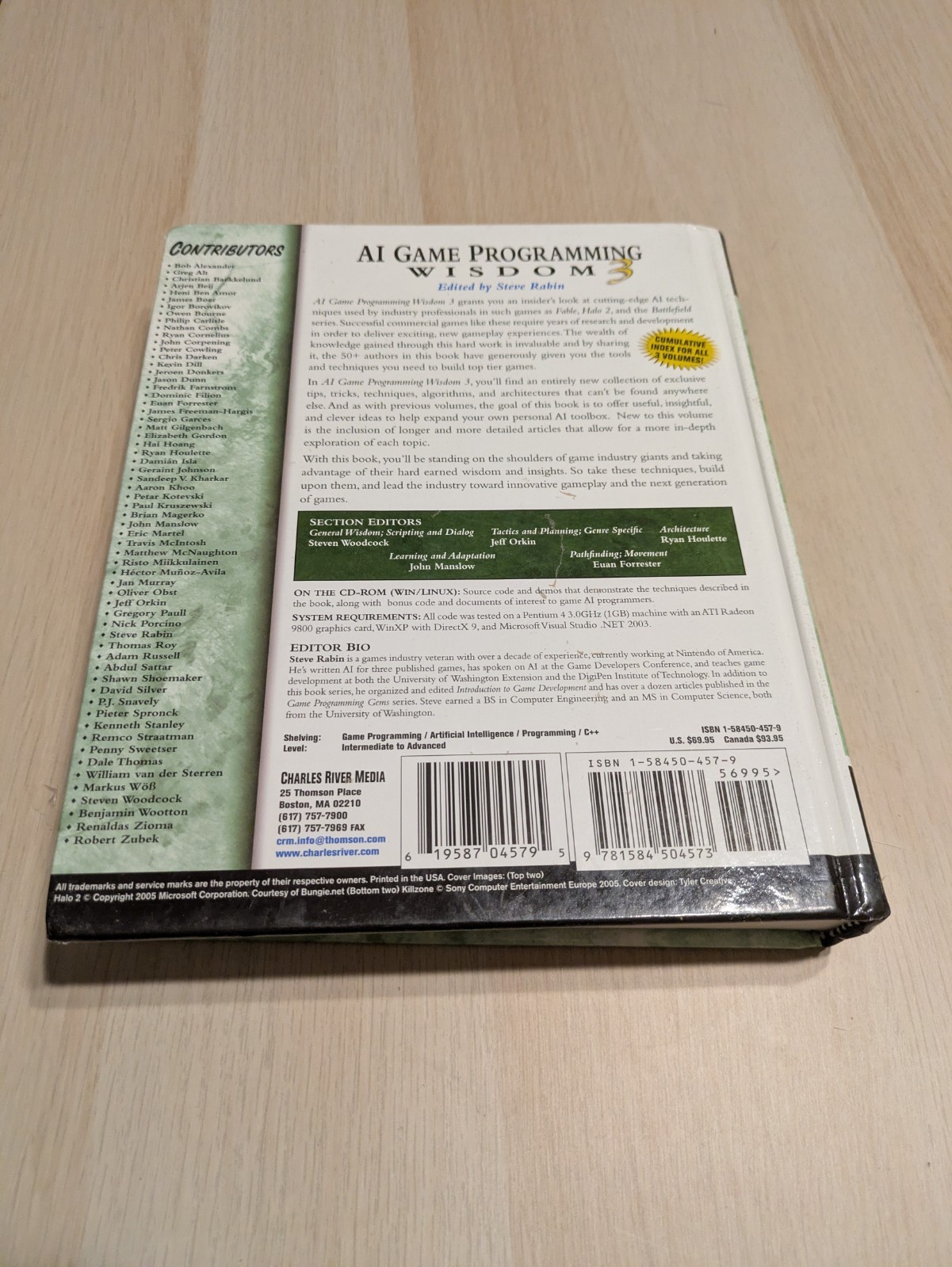 Ai Game Programming Ser.: AI Game Programming Wisdom 3 by Steve Rabin (2006,…
