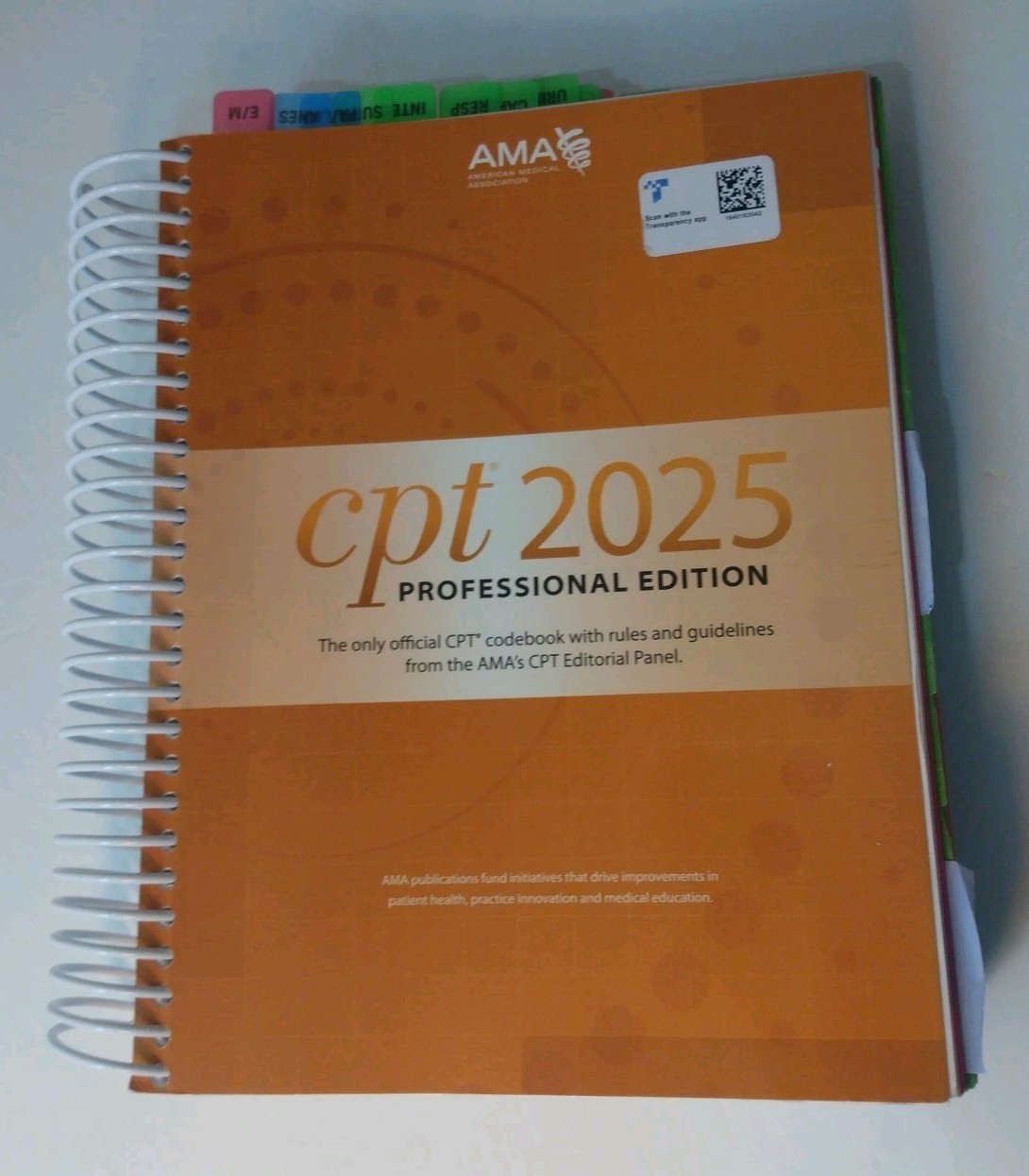 CPT Professional 2025 by American Medical Association (2024, Spiral)