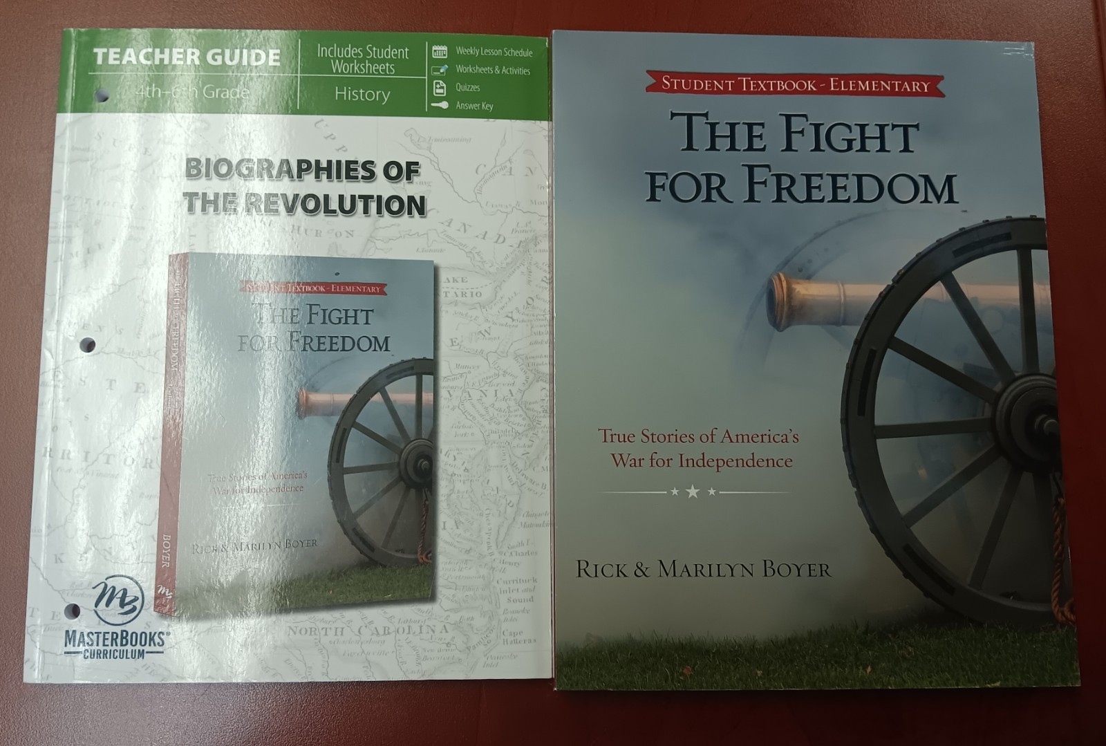 New Master Books Biographies of the Revolution SET The Fight for Freedom America