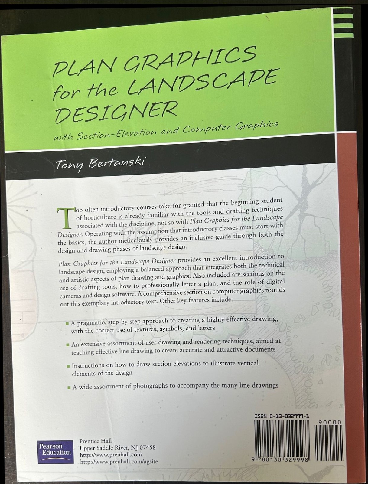 Plan Graphics for the Landscape Designer with Section-Elevation & Computer graph