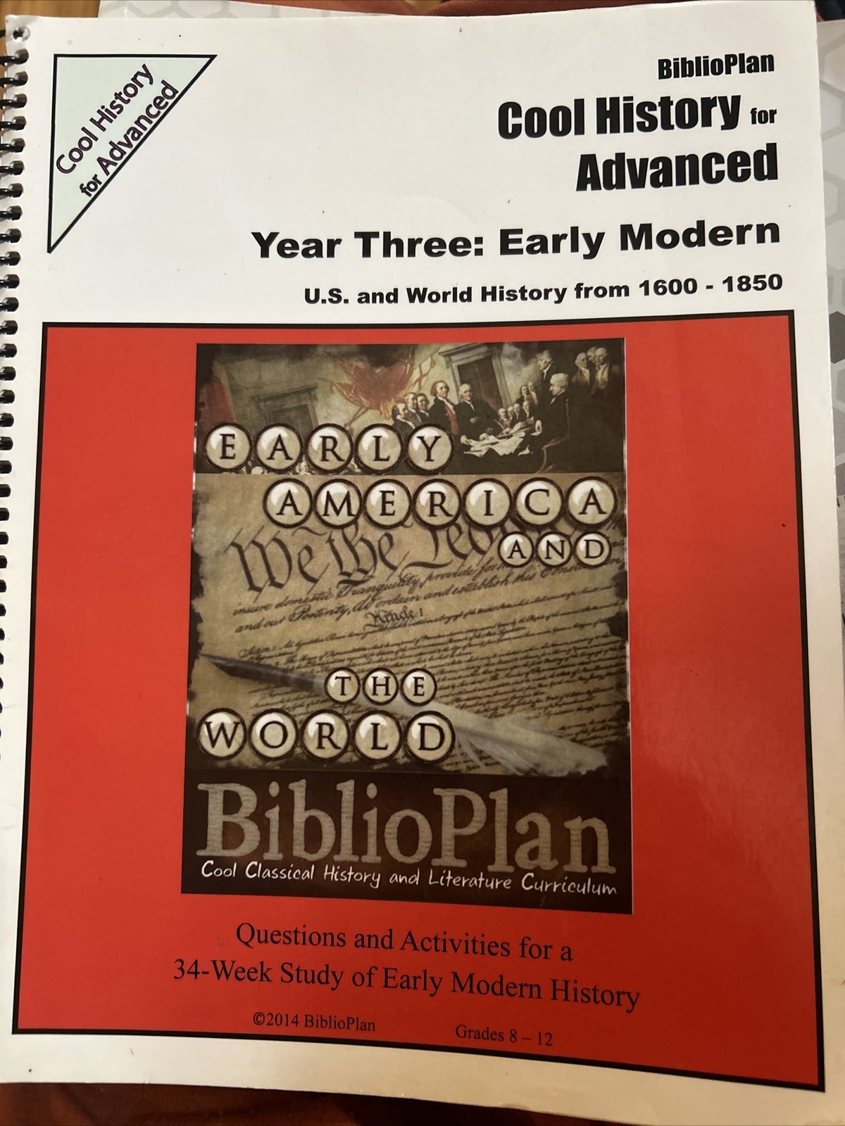 Biblioplan Cool History For Advanced Year Three Early Modern