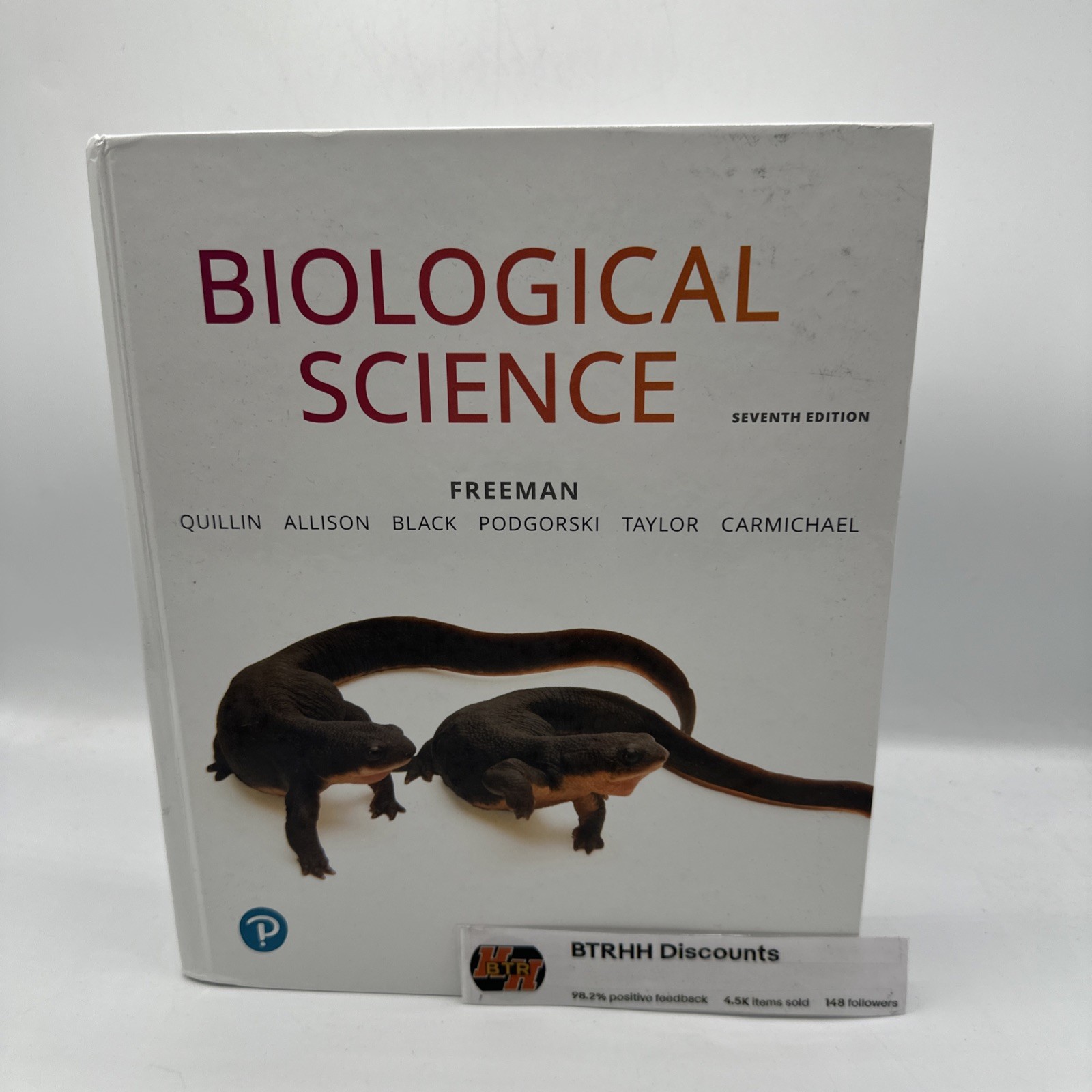 Biological Science – Hardcover, by Freeman Scott; Quillin Kim; – Great Condition
