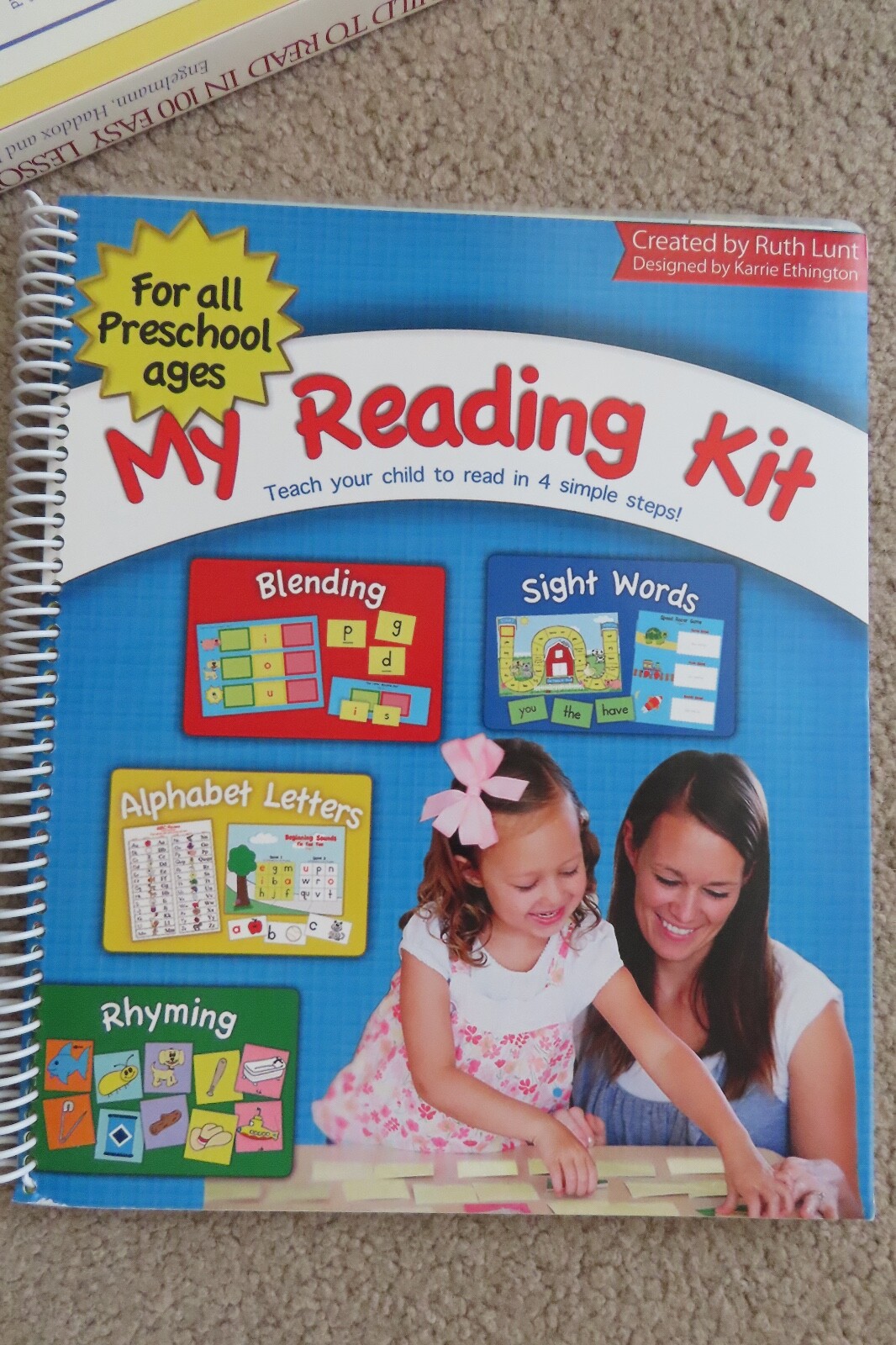 My Reading Kit for all Preschool Ages-Teach your child to read in 4 simple steps