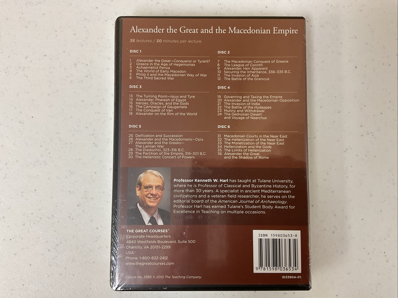 NEW THE GREAT COURSES, BOOK & DVD ALEXANDER THE GREAT & THE MACEDONIAN EMPIRE