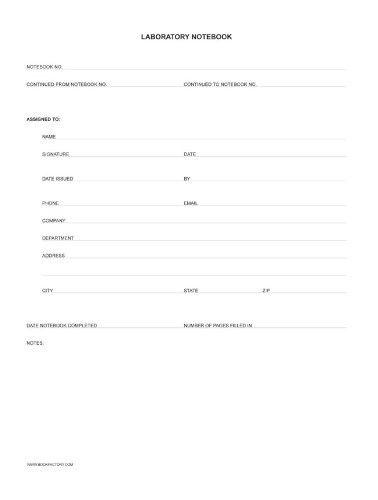 Lab Notebook – 312 Pages (.25” Grid Format), 8 7/8” x 11 1/4”, Blue Cover,…