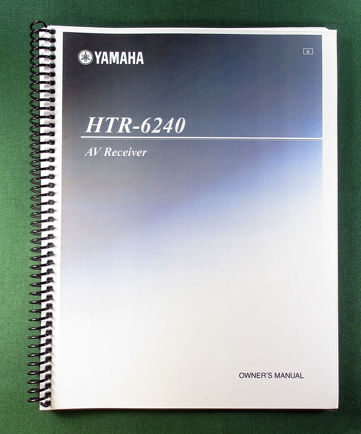 Yamaha HTR-6240 Instruction Manual: 72 Pages & Protective Covers!