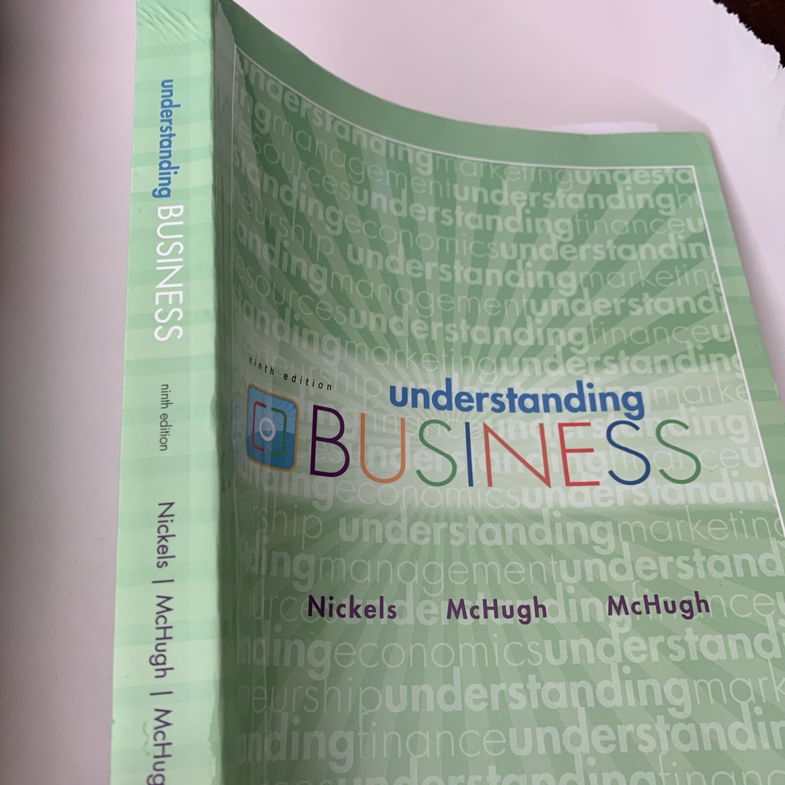 Book “Understanding Business” 9th Edition by Nickels & McHugh 9/10  Connect Plus