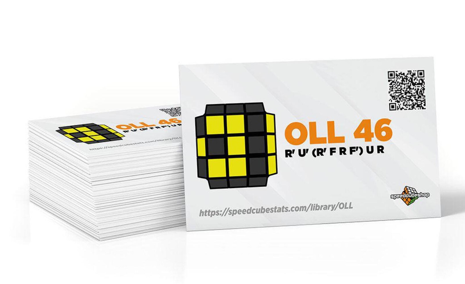 CFOP Speedcubing Algorithm Flashcards (Professional Technique)