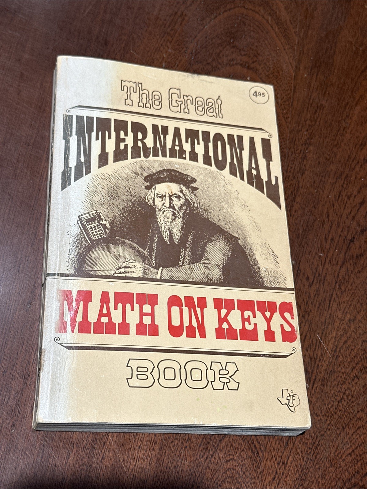 Great international Math On Keys book paperback 1976 B-112325