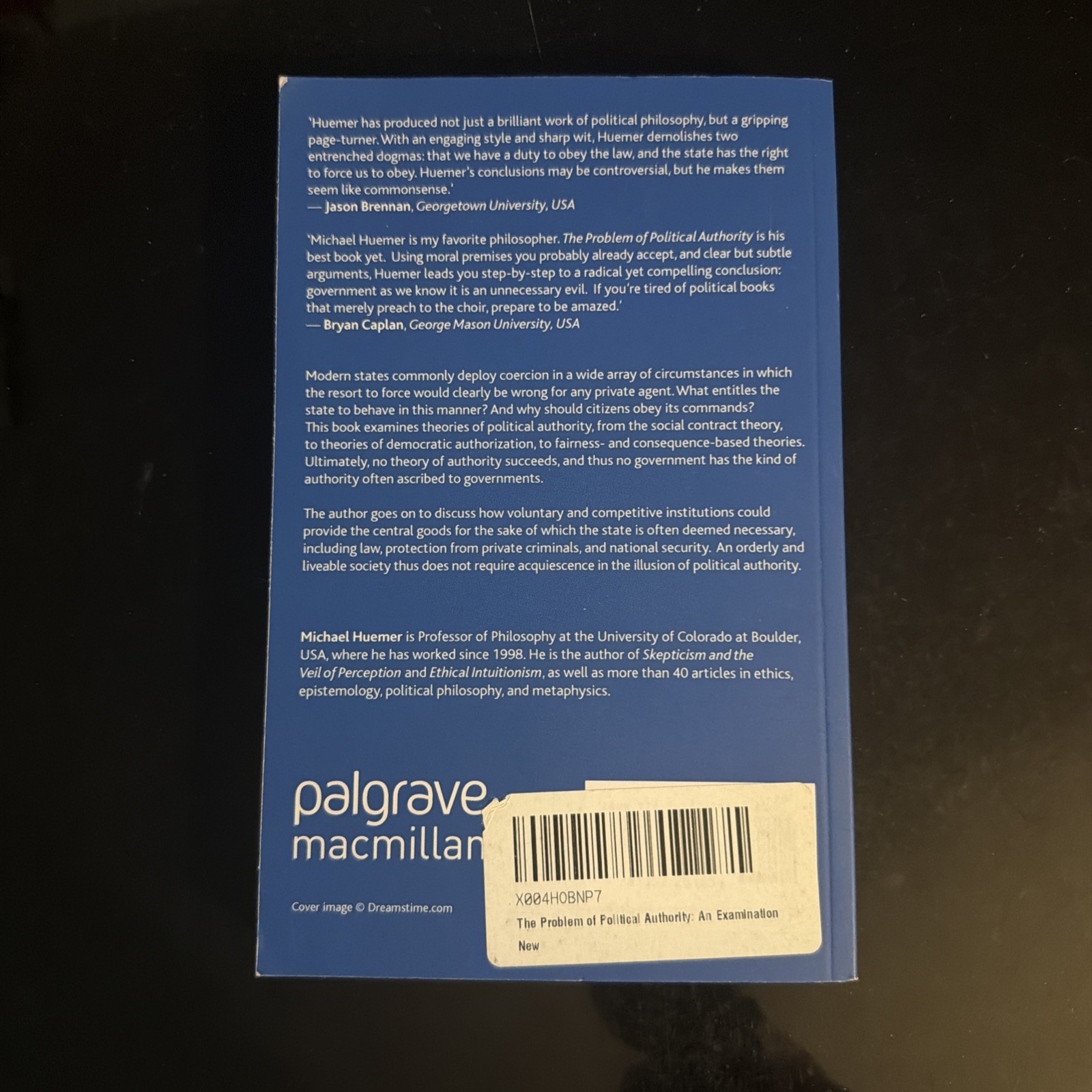 The Problem of Political Authority Michael Huemer Trade Paperback