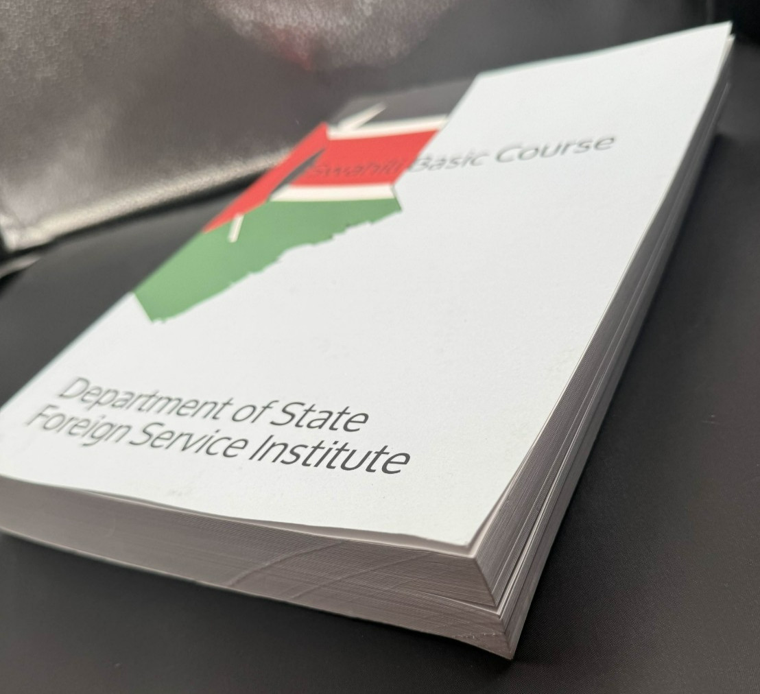 FSI Swahili Basic Course Foreign Service Institute Language Study Book Textbook