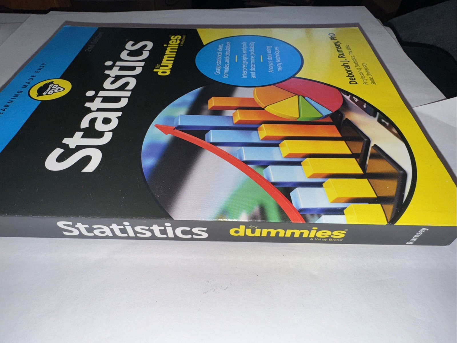 Statistics for Dummies by Deborah J. Rumsey (2016, Trade Paperback)