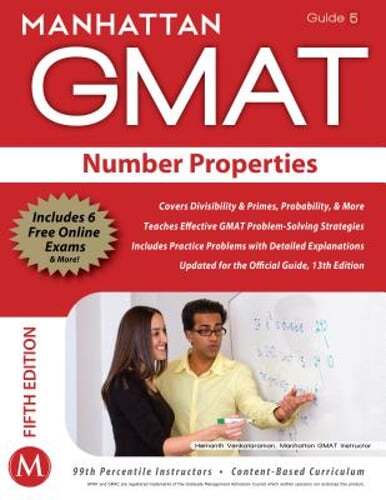 Number Properties GMAT Strategy Guide by Manhattan GMAT: Used
