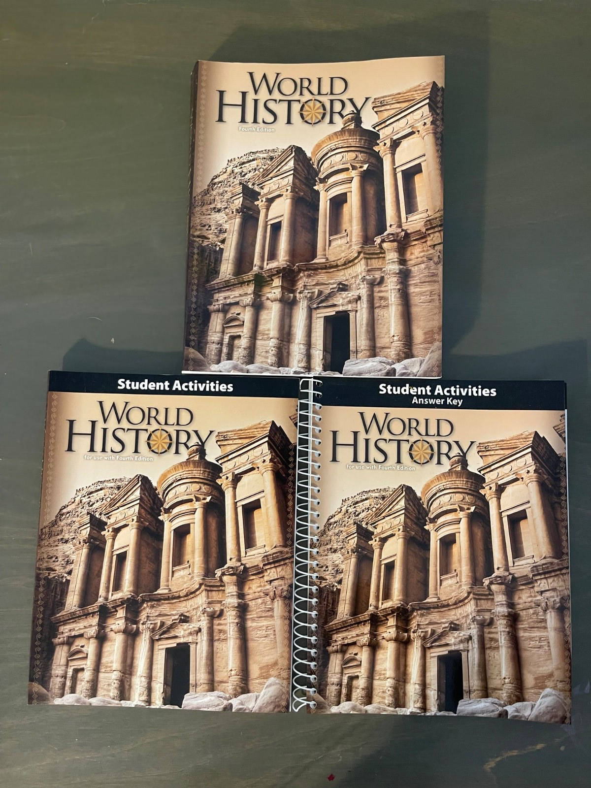 BJU Press World History 4th Edition Student Textbook Activities and Key