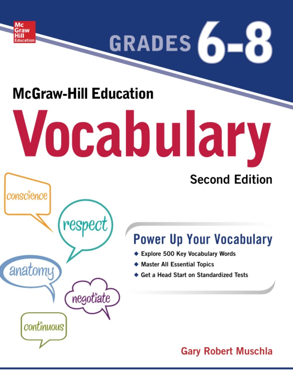 McGraw-Hill Education Vocabulary Grades 6-8, Second Edition – paperback Musc…