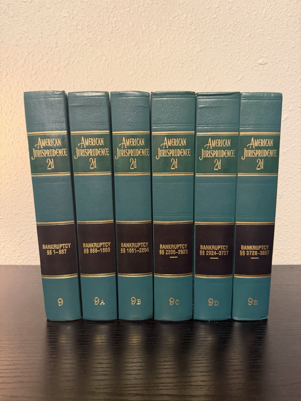 American Jurisprudence 2d Bankruptcy Law Vol 9-9E Legal Book Set Decor
