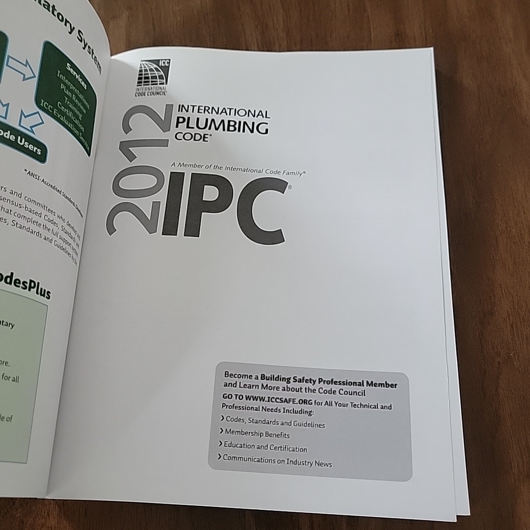 IPC International Plumbing Code 2012 PB Private Sewage Disposal ICC