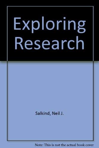 Exploring Research – paperback Salkind, Neil J.
