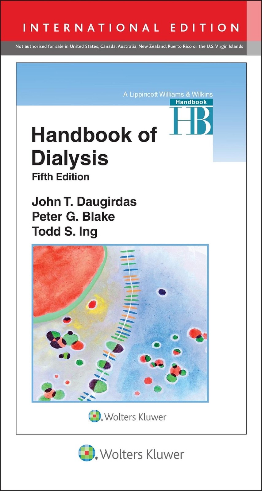 Handbook of Dialysis by John T. Daugirdas (English) Paperback Book