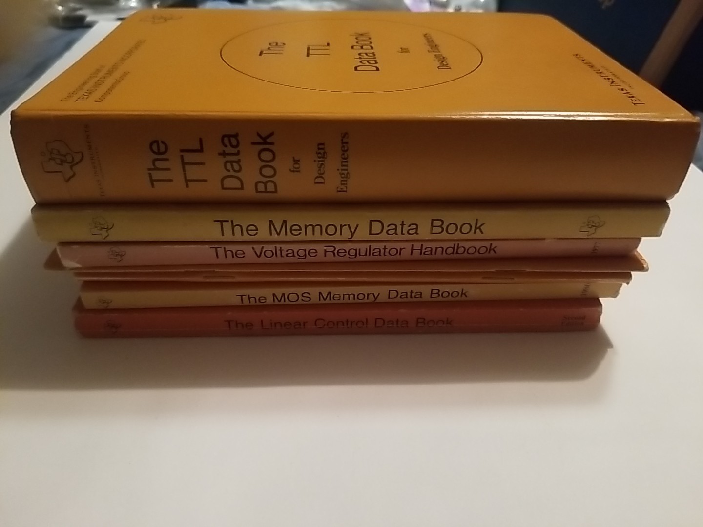 Vtg Book Lot Texas Instruments Engineering Staff Semiconductor/ Components TTL