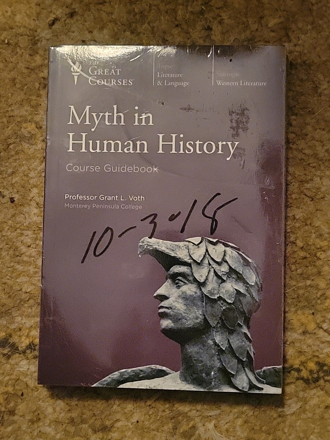 Myth in Human History Great Courses DVDs + Guidebook NEW/SEALED