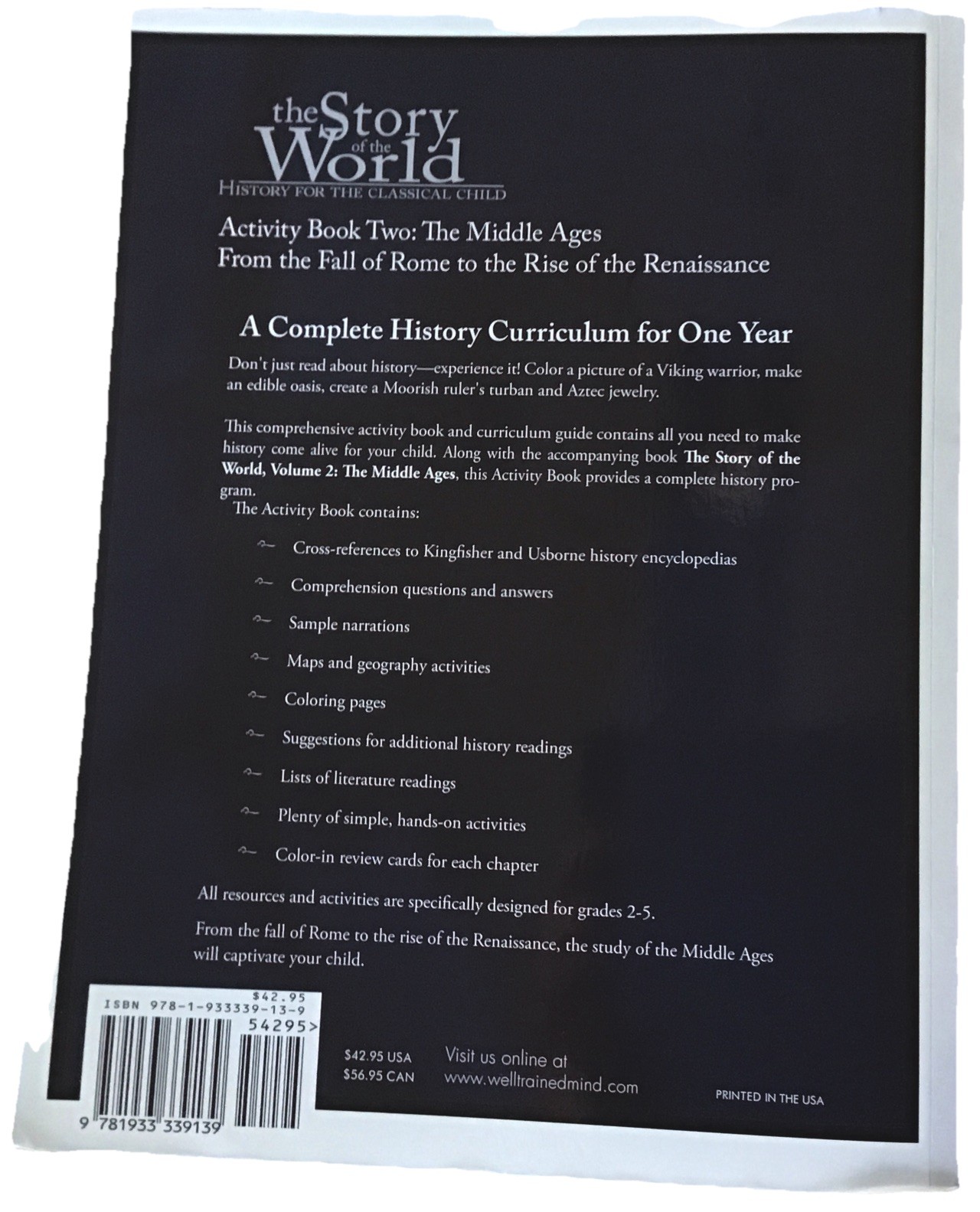 Story of the World Story of the World #2 Middle Ages Activity Book Missing Pages