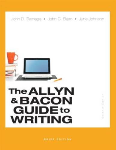 The Allyn & Bacon Guide to Writing, Brief Edition (7th Edition) – VERY GOOD