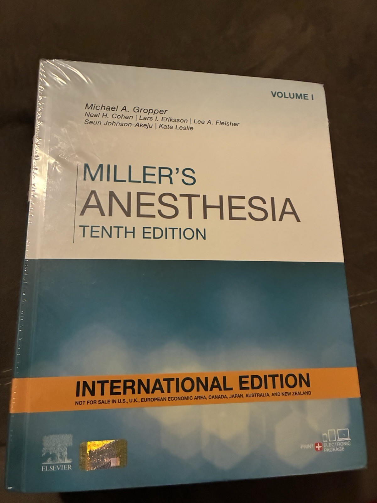 Miller’s Anesthesia Vol. 1&2 Set 10th Ed. International Version MAKE AN OFFER