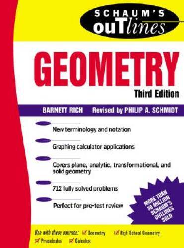 Schaum’s Outline of Geometry – Paperback By Rich, Barnett – GOOD