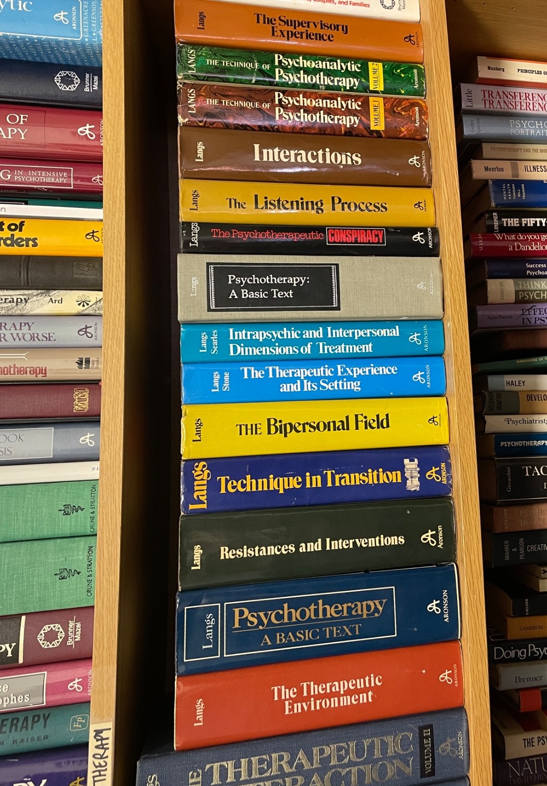 Psychotherapy Robert Langs Lot Hardcover RARE Science Psychiatry Therapy Books