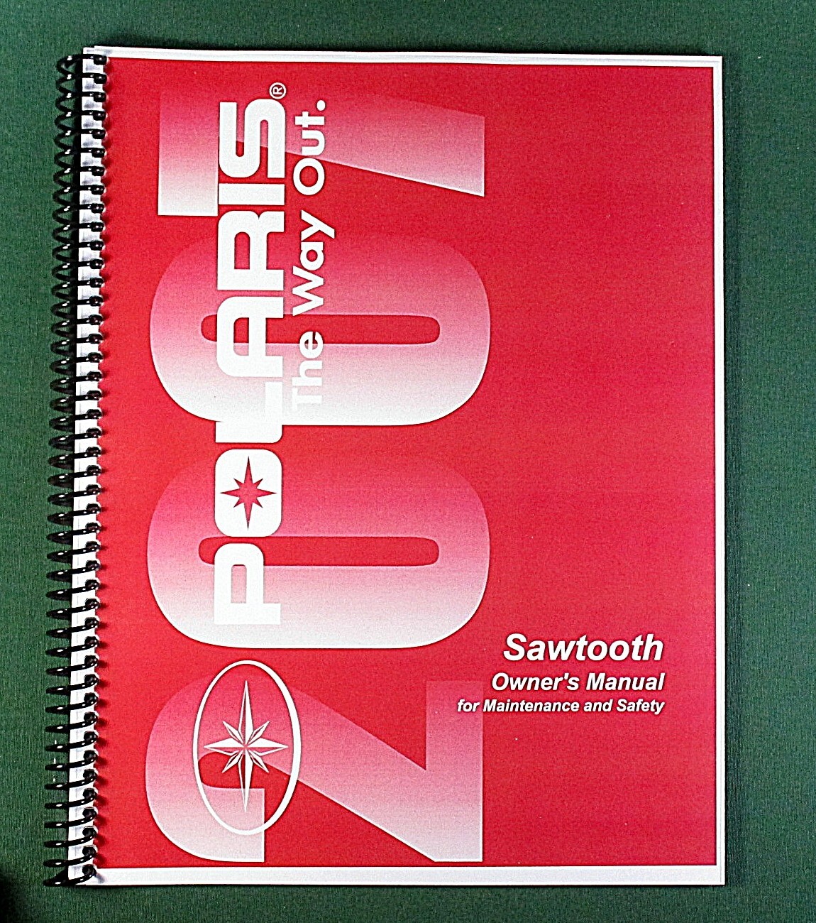 2007 Polaris Sawtooth ATV Owner’s Manual: 122 Pages & Protective Covers!