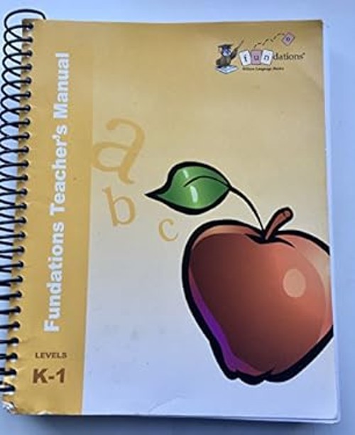 Teacher’s Manual K-1 Spiral Barbara A. Wilson