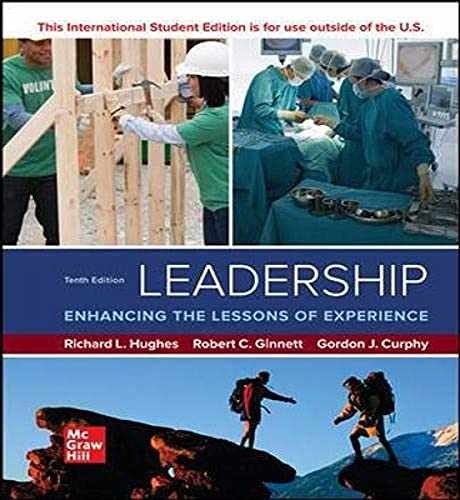 ISE Leadership: Enhancing the – Paperback, by Hughes Richard L.; – Very Good