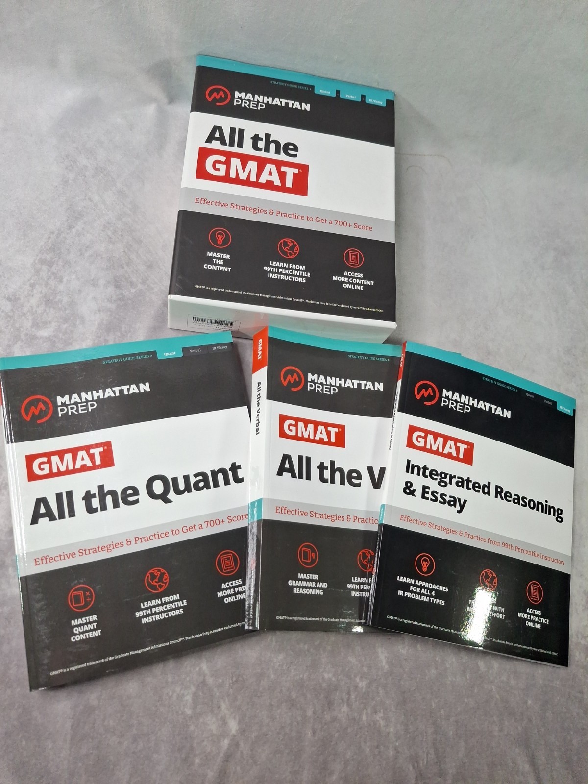 Manhattan Prep All The GMAT Strategy Guide Series (Quant, Verbal, IR/Essay)