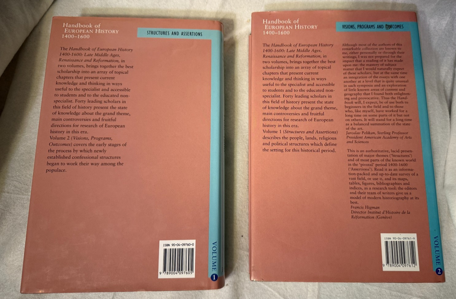 HANDBOOK OF EUROPEAN HISTORY 1400 1600 Brady Oberman Tracy HC 2 Vol Set Brill