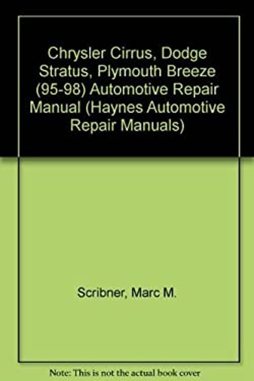 Haynes Chrysler Cirrus, Dodge Stratus and Plymouth Breeze 1994 Pa