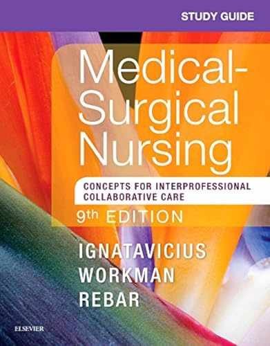Study Guide for – Paperback, by Ignatavicius MS RN – Very Good f
