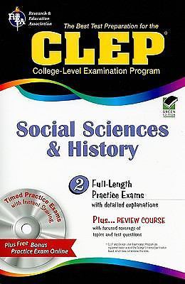 CLEP® Social Sciences and History w/CD (CLEP Test Preparation) by CLEP