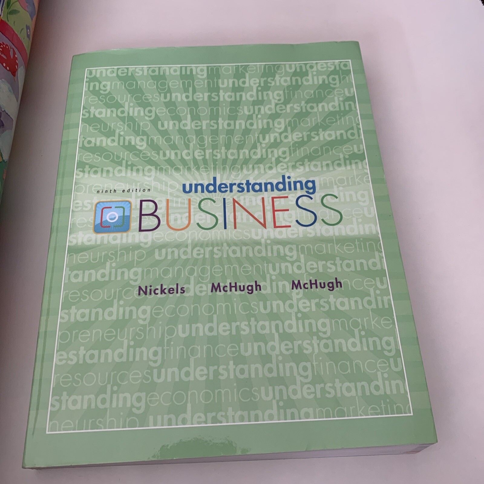 Book “Understanding Business” 9th Edition by Nickels & McHugh 9/10  Connect Plus