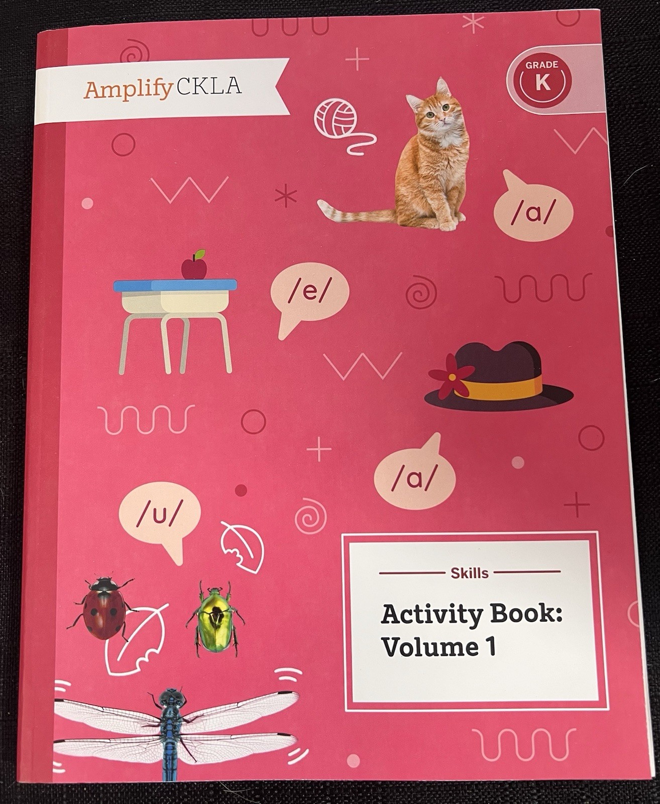 Amplify CkLA, Activity Book, Grade K, Volume 1, Skills 1-4