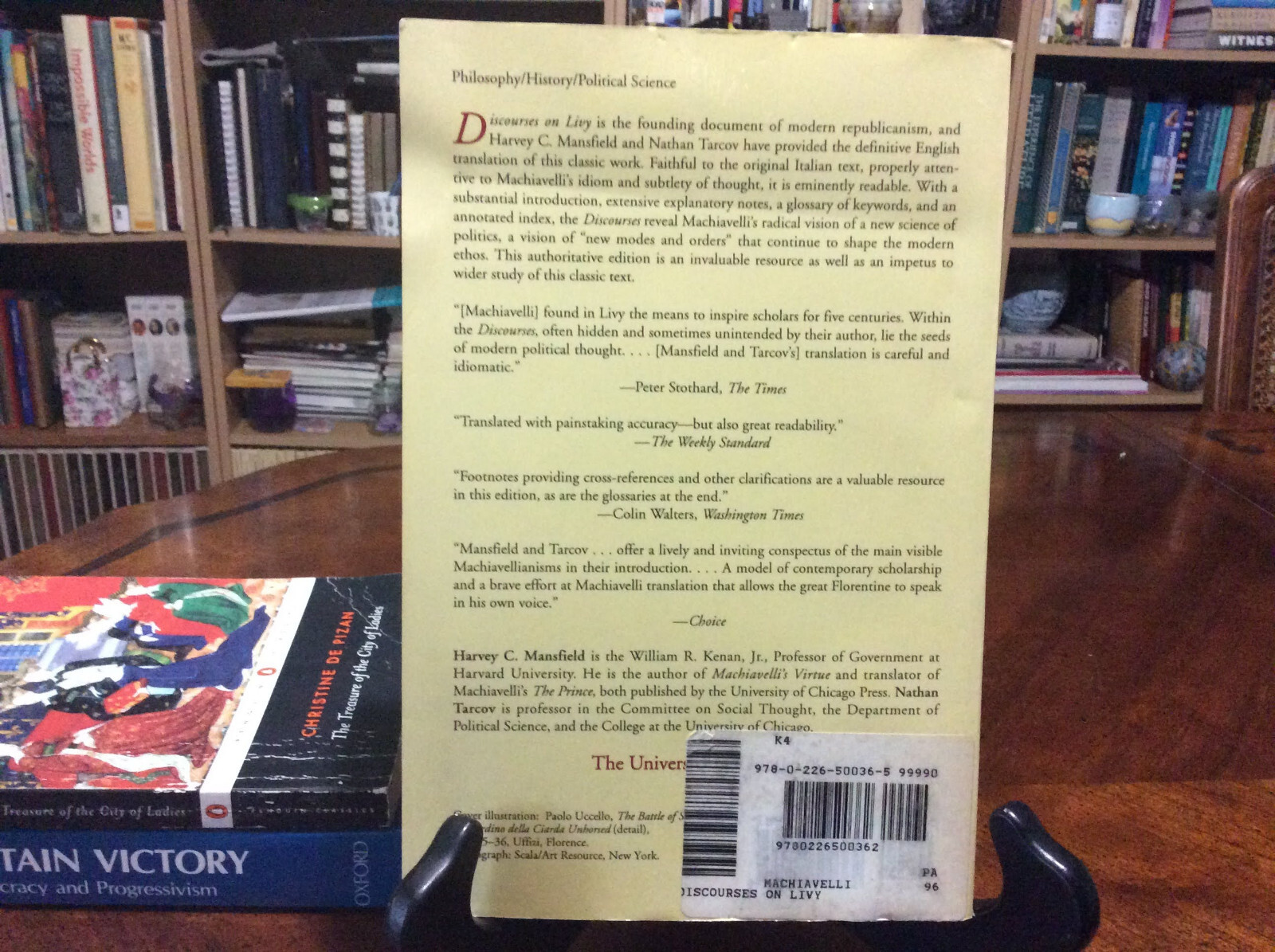 Discourses on Livy by Machiavelli, Niccolo (1996 Paperback)