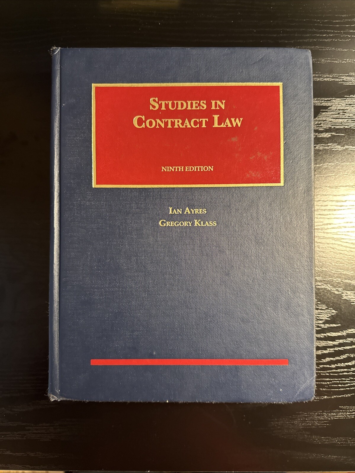 Studies In Contract Law (9th)