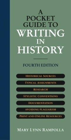 A POCKET GUIDE TO WRITING IN HISTORY By Mary Lynn Rampolla **BRAND NEW**