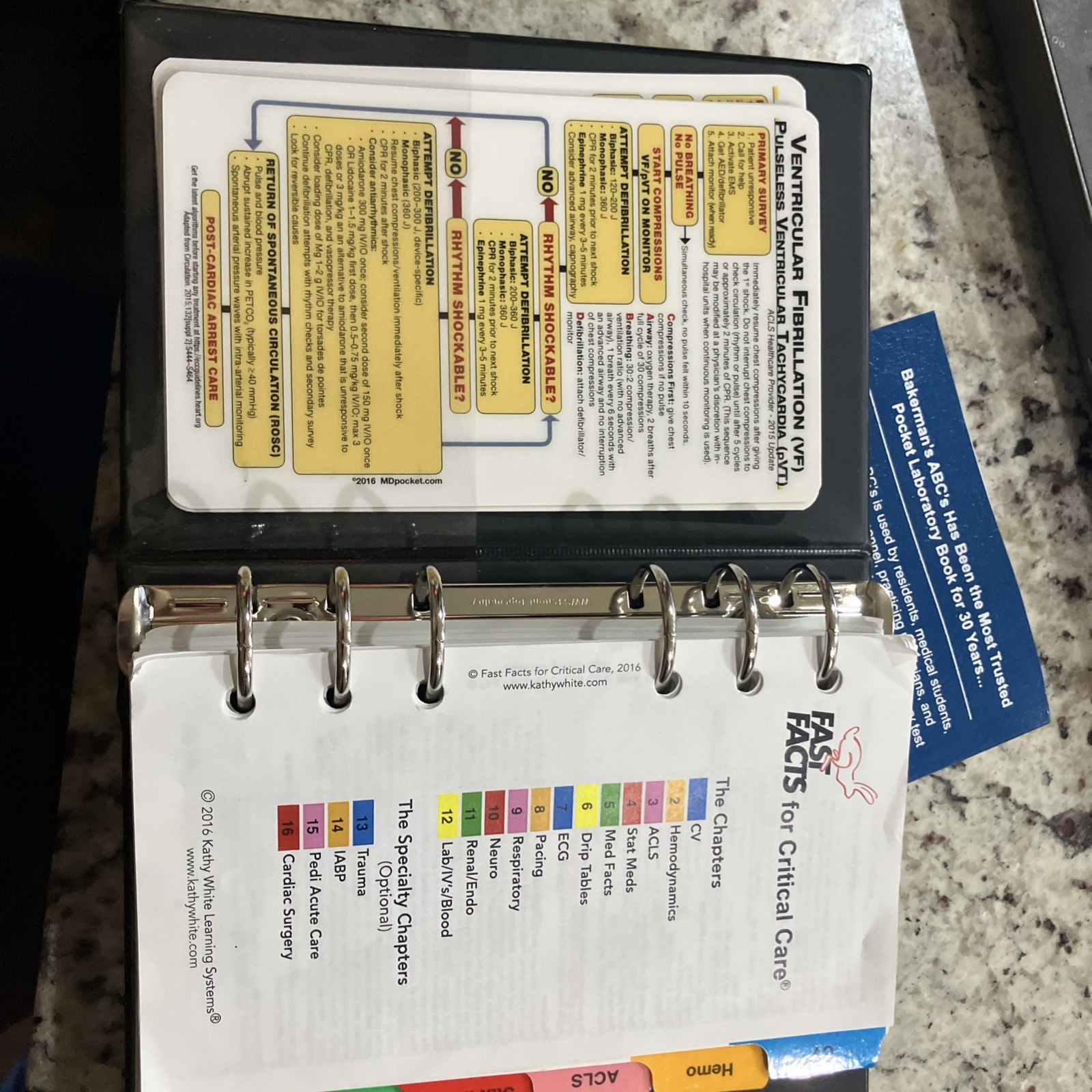 FAST FACTS FOR CRITICAL CARE By Kathy White (2016 Edition)